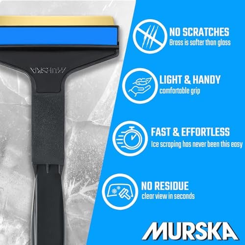 L&P Car Design A053-2 Set of 2 Pieces ice Scraper Murska 210mm ice Random Color