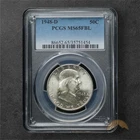 1948-D Franklin Silver Half Dollar 50c - PCGS MS65 FBL - Denver - Full Bell Line