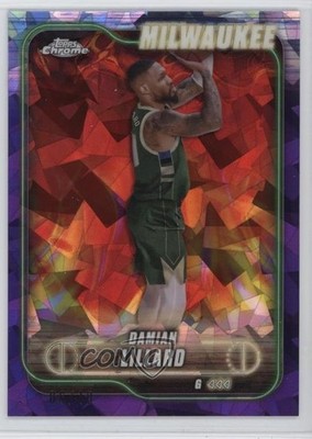 2024-25 Topps Chrome Sapphire Purple /10 Damian Lillard #2 0rd2