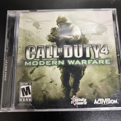CALL OF DUTY 4 MODERN WARFARE PC DVD-ROM W/ KEY CODE ACTIVISION INFINTY WARD