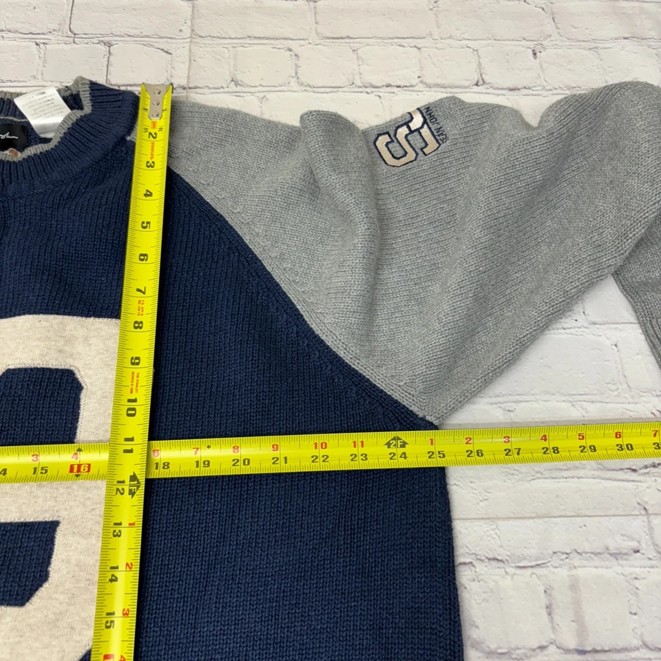 Vintage Sean John Men Embroidered Knit Sweater Size XXL 2XL Hip Hop Y2K D051 -3 - Image 3 of 4