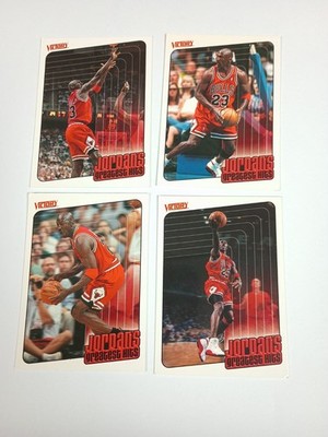 Michael Jordan-393-397-404-413 Victory 4 St. 1999-00 Upper Deck 