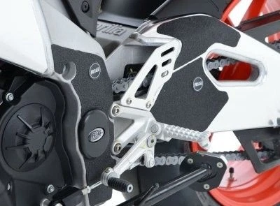 Kit protector de bota R&G Racing negro para Aprilia RSV4 1100 2019-2020 de fábrica Foto 2 de 4