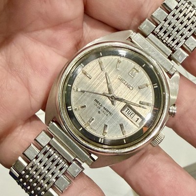 Vintage 1980's SEIKO Bell-Matic Alarm 4006-6010 Day Date ALARM WORKS!