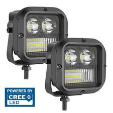 2pcs 3 Cree Led Cube Pods Work Light Bar Spot Flood Driving Reverse Offroad 4wd 2pcs 3 Cree Led Cube Pods Work Light Bar Spot Flood Driving Reverse Offroad 4wd