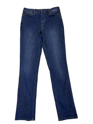 Christopher & Banks Women's 4 Long Blue Jeans Classic Everyday Essential Capsule