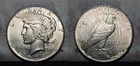 1934 P Peace Silver Dollar $1 Choice BU Light Iridescent Toning