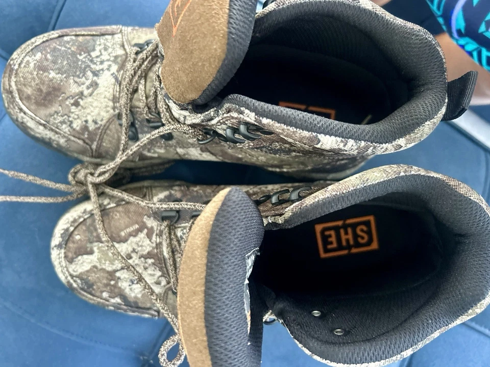 SHE Timber Buck Waterproof Hunting Boots Size 9.5 only Worn Once- - Image 4 of 4