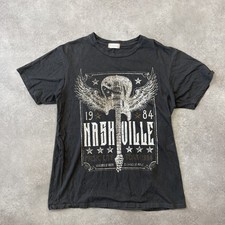 Altar'd State T-Shirt Womens Small Nashville Music City 1984 Graphic Tee, Black