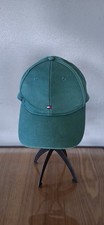 Tommy Hilfiger Green Baseball Cap Adjustable Cotton Classic Flag Logo