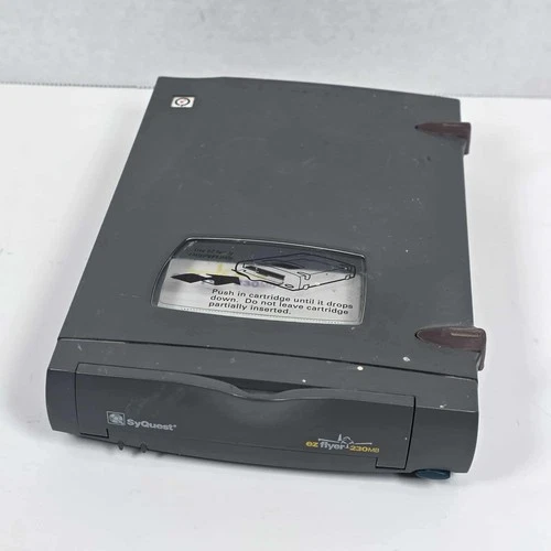 SyQuest ezflyer 230MB External EZ230P-08 SCSI 27005 Mac Or PC Vintage Must See