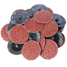 Hiqalty 100Pcs 2" inch Sanding Disc Roll Lock R-Type Sandpaper Quick Change... 0.26 per gallon