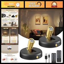 Rechargeable Wireless LED Spotlights - Indoor Accent Lighting for Plants Art