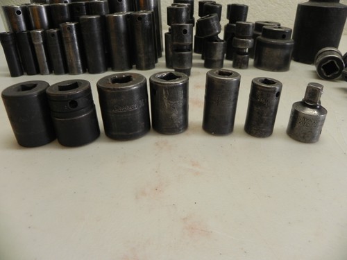 Snap-On 75 Piece Impact Socket Mix Lot 3/8'' & 1/2'' Drives - Picture 13 of 19