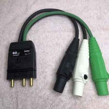 Male 60 Amp 125V Stage Pin To 3 Female Camlock Snake Bite Hubbell Stagepin