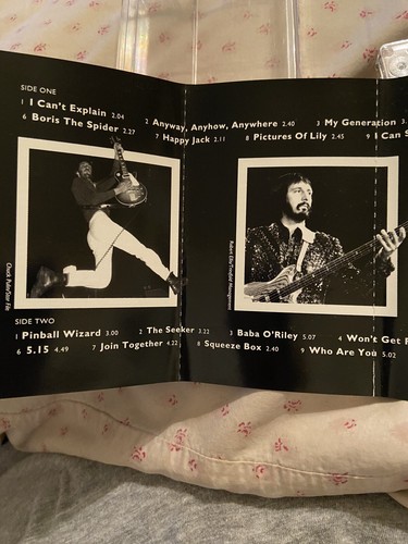 THE WHO MY GENERATION BEST OF Cassette Tape 1996 Compilation Classic Rock - Picture 7 of 9