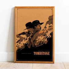 Tombstone Movie Premium High-Quality Western Movie Retro Poster Wall Home Decor