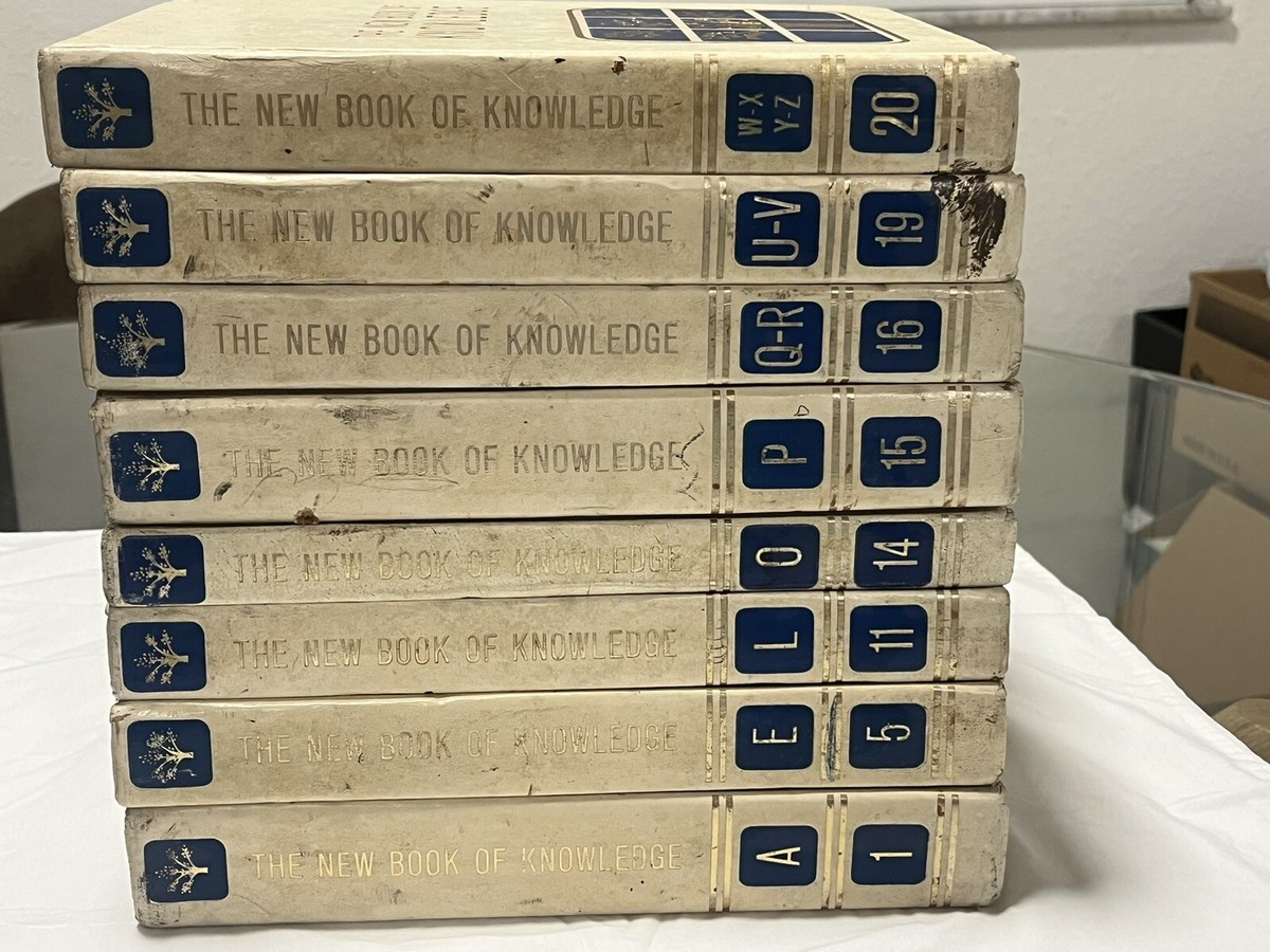 The New Book Of Knowledge (8) Volumes: 1,5,11,14,15,16,19,20