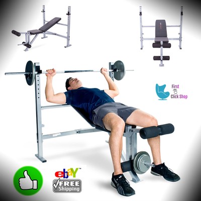 Training Weight Bench Olympic Strength Press Fitness Home Gym