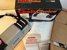 Chef’s Choice Knife Sharpener Diamond Hone 110 Macy's  Rare Light Gray