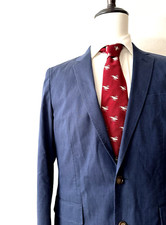 J. Crew Ludlow Somelos NWT Sport Coat Men's 40R Unstructured Navy Cotton Stretch
