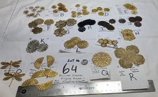Vtg Miriam Haskell Filigree Stampings Findings for Jewelry Design Crafts Lot 64
