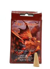 Image of Dragon's Blood Age of Dragons 'Fire Dragon' Incense Cones by Anne Stokes Incense