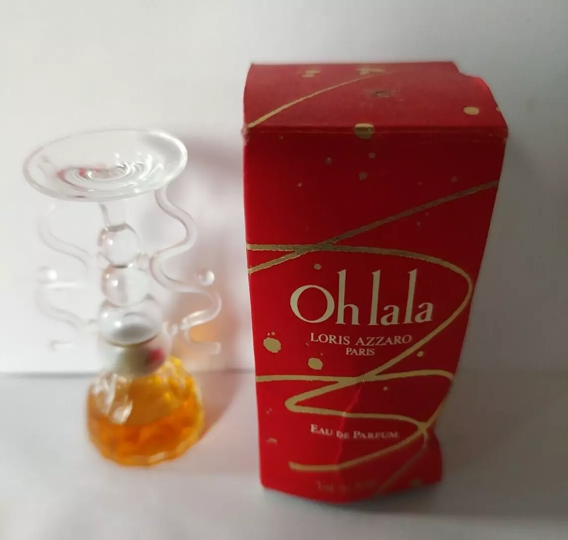 LORIS AZZARO OH LA LA 3ML 0.12 oz. Eau de Parfum MINI Vintage 90 s