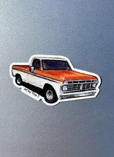 1974 Ford F100 Decal Sticker Ford Truck