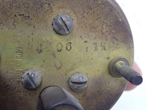 Vintage Stewart Warner Vacuum Gauge Curved Lens Color Dial Crescent Needle WORKS - Picture 19 of 24