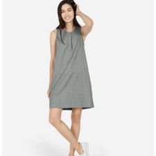 Everlane The Sleeveless Dress Gray Women's S