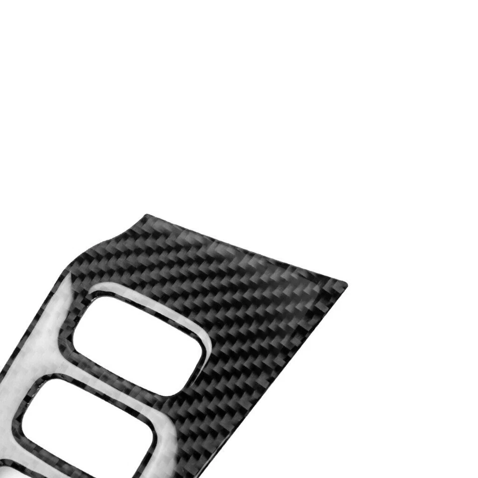 1x Carbon Fiber Light Control Panel Cover Trim For 2008-2015 Mitsubishi Lancer - Image 4 of 4