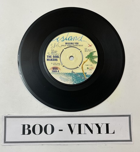 The Soul Makers, ~ Missing You 7" Soul Funk Vinyl Schallplatte sehr guter + Zustand - Bild 2 von 5