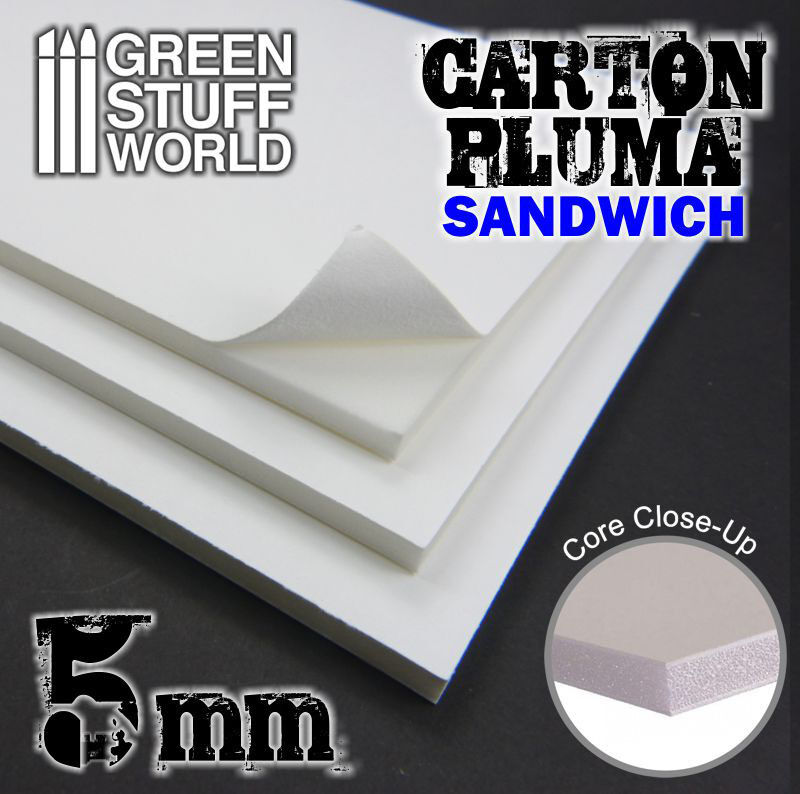 Carton Pluma DIN A4 - 5 - Escenografía Scratch Maquetas Warhammer