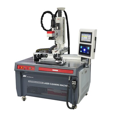 300W Platform Laser Cleaning Machine Automatic Fiber Laser Cleaner with 5 Axis