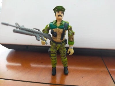 *** GI JOE  LEATHERNECK  100% COMPLET + CARTE FR  CASSE-COU  ACTION FORCE  GIJOE - Photo 1/4