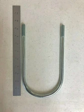 (1) U-Bolt Steel Long Large Big 1/2-13 X 9-1/2 X 4-3/4 (with 2 hex nuts) USA