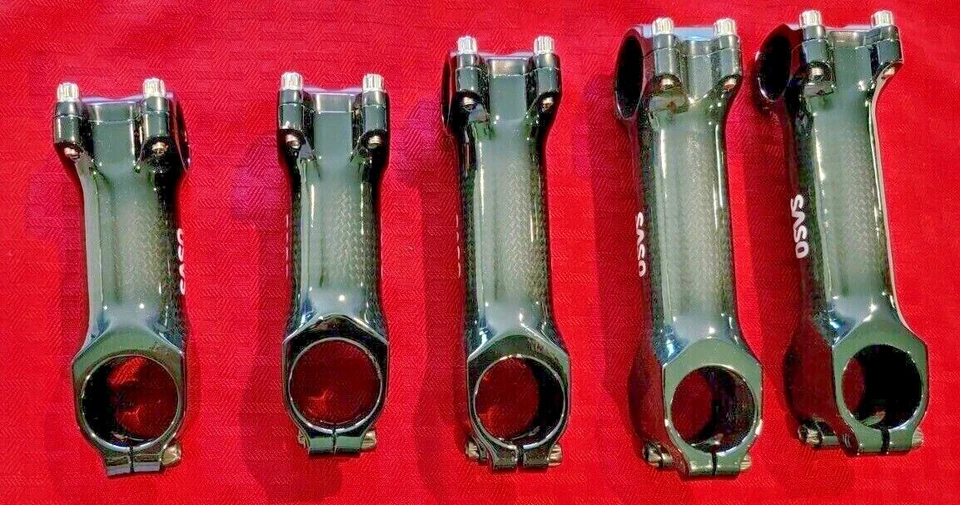 Saso Brand - Aluminum And  Carbon Wrap Stems  Many Sizes Available- Vintage, NOS - Image 2 of 4