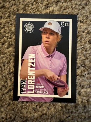 2024 DGPT Disc Golf Trading Card Lykke Lorentzen FPO 18
