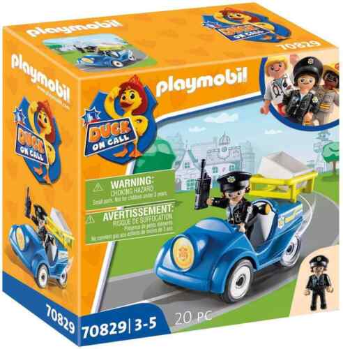 playmobil Duck On Call Playset Mini Car della Polizia per Bambini da 3+ Anni - Foto 1 di 2
