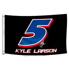 ENMOON #5 Flag Banner 3x5Ft with Brass Grommets for Car Fans Indoor Outdoor D...