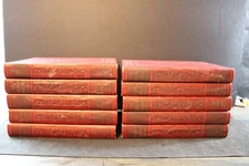 Vintage The American Educator Encyclopedia Complete 10 Book Set 1944 Embossed