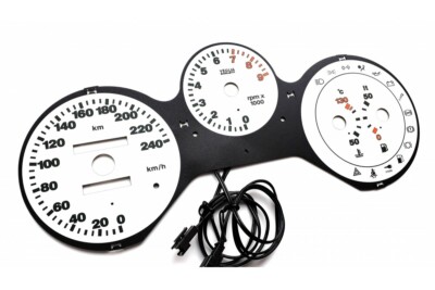 Fiat Barchetta design 4 PLASMA TACHO GLOW GAUGES TACHOSCHEIBEN DIALS glow gauge 