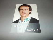 Mehmet Scholl  ARD  signiert signed autograph Autogramm auf Autogrammkarte 