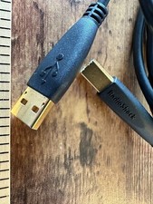 Original Radio Shack USB 2.0 A to B A Printer/Scanner Cable Cord - Black - 5 ft