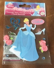 EK SUCCESS DISNEY PRINCESS CINDERELLA DIMENSIONAL STICKERS  *