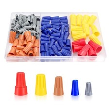 120 PCS Electrical Wire Connection Screw Twist Connector Cap Closed End Cap