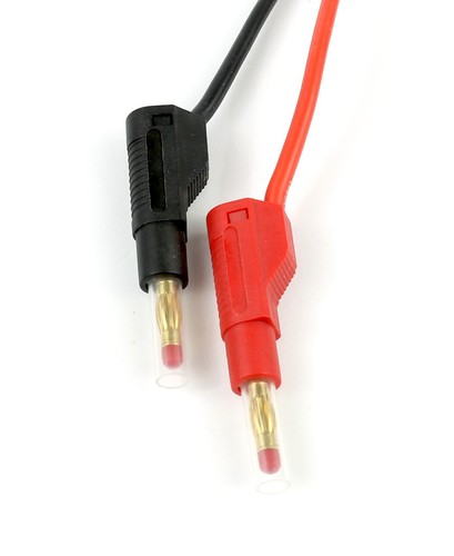 MPX M6 male to 4mm male banana/bullet connectors 300mm 14 awg lead/wire/cable - Picture 4 of 5