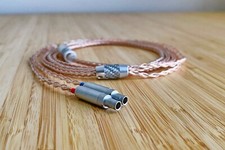 LITZ OCC COPPER  SILVER cable for Sennheiser HD800 HD820 HD800s HD8XX TRS TRRS