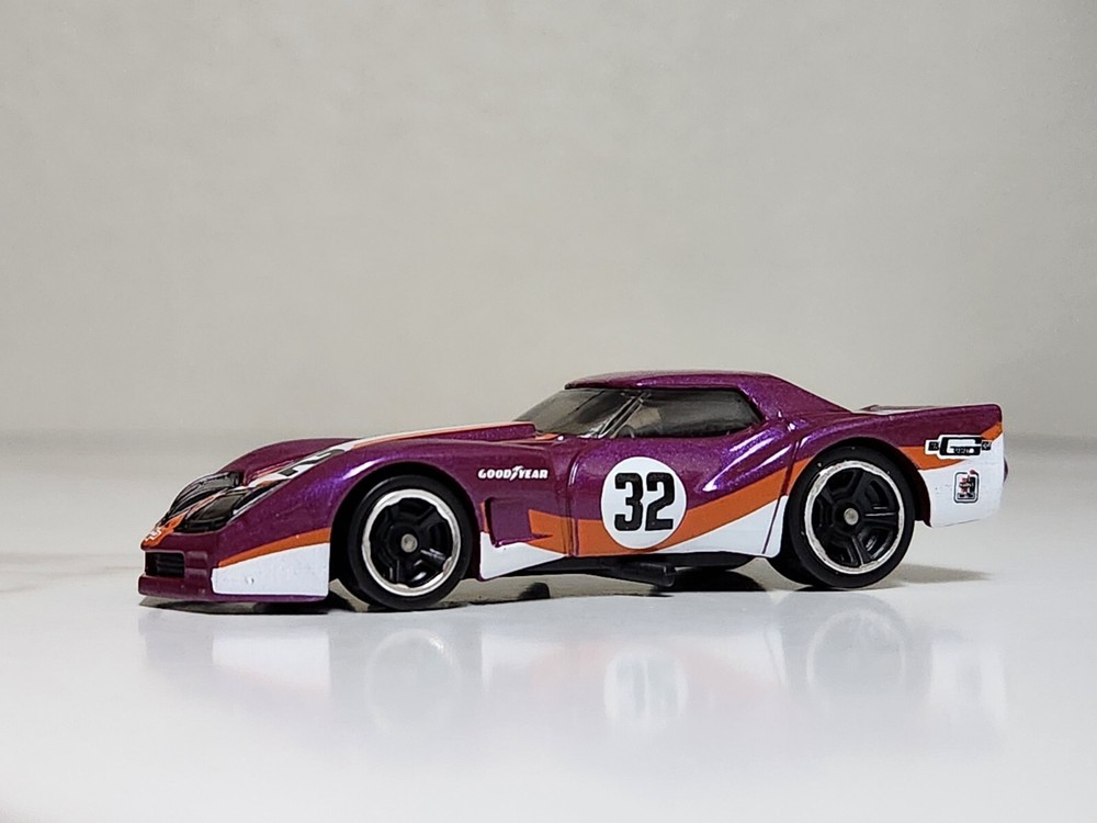 2024 Hot Wheels Purple 1976 Greenwood Corvette Stingray 1:64 Collectible
